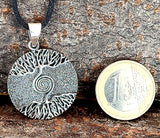 Lebensbaum 18 mit Korbkette - Silber