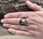 Ring Thorshammer Gr. 57-74 (th27)- Edelstahl