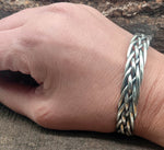 Armband Flechtmuster 1 - Silber
