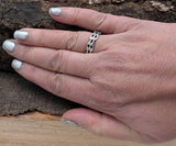 Ring Kettendesign, Gr. 54-74 (ring8) - Silber