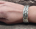 Armband Flechtmuster 3 - Silber