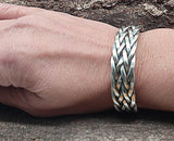 Armband Flechtmuster 3 - Silber