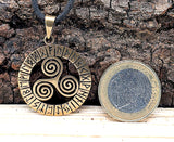 Anhänger 202 Triskele - Bronze