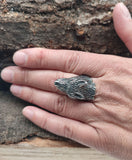 Ring Wolfskopf, Gr. 55-70 (edwo) - Edelstahl