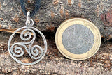 Anhänger 23 Triskele - Silber