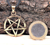Anhänger 190 Pentagramm - Bronze