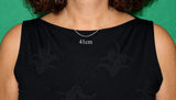 Schlangenkette 1 mm - hell - Silber
