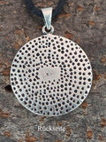 Wikinger Kompass 218 mit Korbkette - Silber