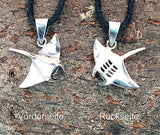 Rochen 316 mit Schlangenkette - Silber