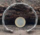 Armband Flechtmuster 1 - Silber