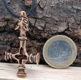 Anhänger 70 Wolfskreuz - Bronze