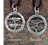 Raben 234 mit Schlangenkette - Silber