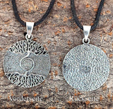 Lebensbaum 18 mit Korbkette - Silber