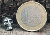 Bartperle Totenkopf 4mm - Edelstahl