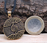 Anhänger 152 Lebensbaum - Bronze