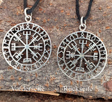 Wikinger Kompass 281 mit Schlangenkette - Silber