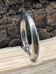 Klappcreole silbern 12mm - Edelstahl kcsi08