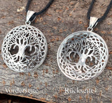 Lebensbaum 42 A mit Kette - Edelstahl