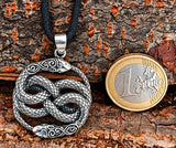 Schlangen 330 mit Schlangenkette - Silber