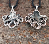 Oktopus 388 mit Schlangenkette - Silber