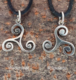 Triskele 162 mit Schlangenkette - Silber