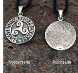 Triskele 328 mit Schlangenkette - Silber