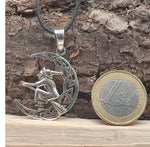 Anhänger 464 Hexe - Silber