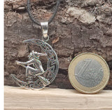 Anhänger 464 Hexe - Silber