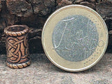 Bartperle Keltenknoten 6 mm - Bronze