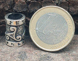 Bartperle Triskele 7mm - Silber