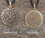Anhänger 126 Wikinger Kompass - Bronze