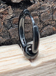Klappcreole schwarz 12 x 2,5 mm - Edelstahl kcschw12