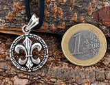 Fleur-de-Lis 239 mit Korbkette - Silber