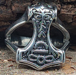 Ring Thorshammer Gr. 57-70  (th26)- Edelstahl