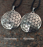 Anhänger 159 Blume des Lebens - Edelstahl