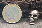 Bartperle Totenkopf 6 mm - Bronze