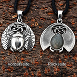 Skarabäus 368 mit Schlangenkette - Silber