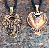 Anhänger 159 Raben - Bronze