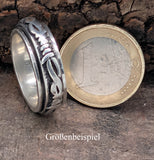 Stacheldraht-Drehring, Gr. 54-77 (ring5) - Silber