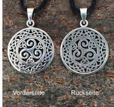 Triskele 318 mit Schlangenkette - Silber