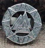 Ring Wotansknoten Valknut, Gr. 55-70 (edwt2) - Edelstahl
