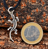 Anhänger 2 Echse - Silber