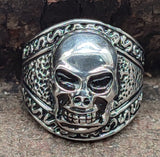 Ring Totenkopf Gr. 62-70 - Edelstahl
