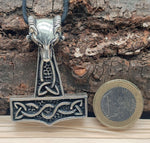 Kombi 79 Thorshammer mit Königskette - Silber