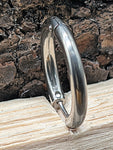 Klappcreole silbern 14mm - Edelstahl kcsi09