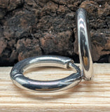 Klappcreole silbern 10mm - Edelstahl kcsi02