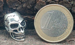 Bartperle Totenkopf - Silber