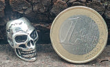 Bartperle Totenkopf - Silber