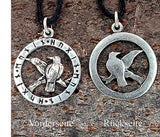 Raben 329 mit Schlangenkette - Silber