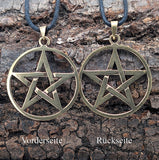 Anhänger 194 Pentagramm - Bronze